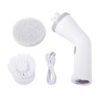 Market - Curatenie si intretinere casa - Produse menaj - Accesorii curatenie - Perie elctrica rotativa, fara fir, 5W, cu 2 capete si incarcare USB Type C, pentru curatenie profunda - Infinity.ro