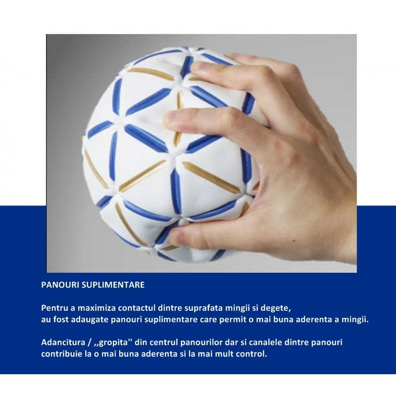 Sport si Outdoor - Sporturi de echipa - Handbal - Minge handbal Molten D60 Pro marime 2, aprobata IHF competitie fara clister - Infinity.ro