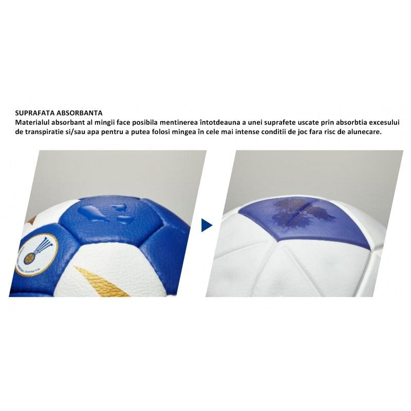 Sport si Outdoor - Sporturi de echipa - Handbal - Minge handbal Molten D60 Pro marime 2, aprobata IHF competitie fara clister - Infinity.ro