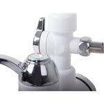 Casa si Gradina - Sanitare - Instalatii hidro - Robineti - Robinet electric pentru incalzit apa instant, 3000W, afisaj LCD, metalic, cu dus, inaltim robinet 31 cm, alb - Infinity.ro