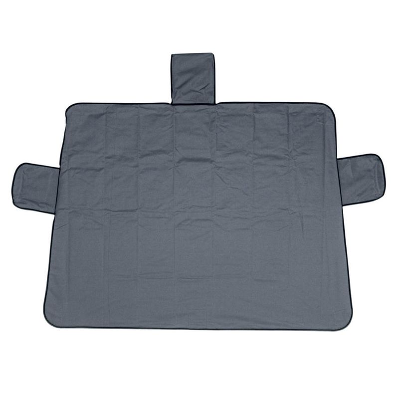 Auto si Moto - Intretinere auto - Huse auto - Husa/Parasolar parbriz anti-inghet, Universal, Dimensiune160x120 cm, negru-gri - Infinity.ro