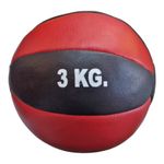 Sport si Outdoor - Accesorii si echipamente sportive - Gimnastica - Minge medicinala Anastasia Sport, piele naturala, 3 kg - Infinity.ro