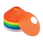 Sport si Outdoor - Accesorii si echipamente sportive - Accesorii antrenament si tabele tactice - Set jaloane Sportech / copete / markere / conuri 50 buc - Infinity.ro