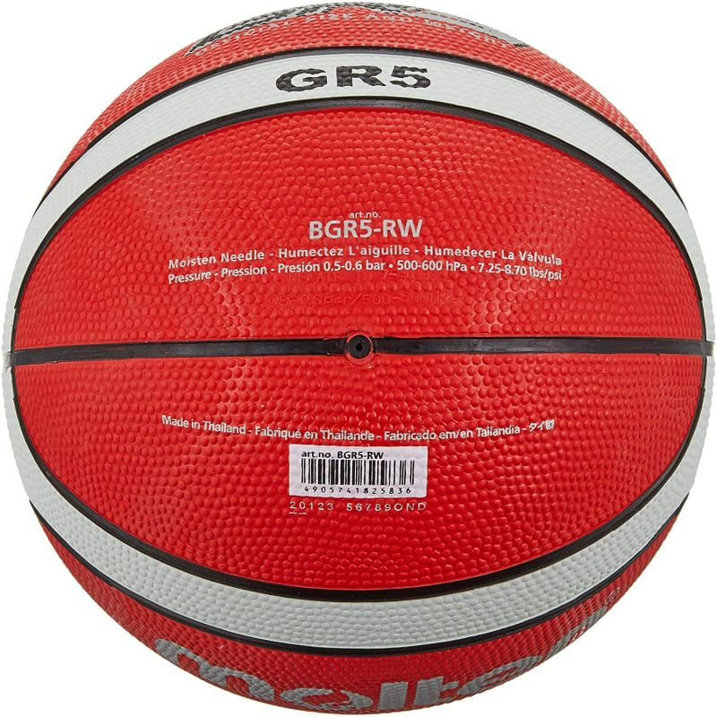 Sport si Outdoor - Sporturi de echipa - Baschet - Mingi de baschet - Minge baschet Molten GR5-RW cauciuc premium, marime 5 - Infinity.ro