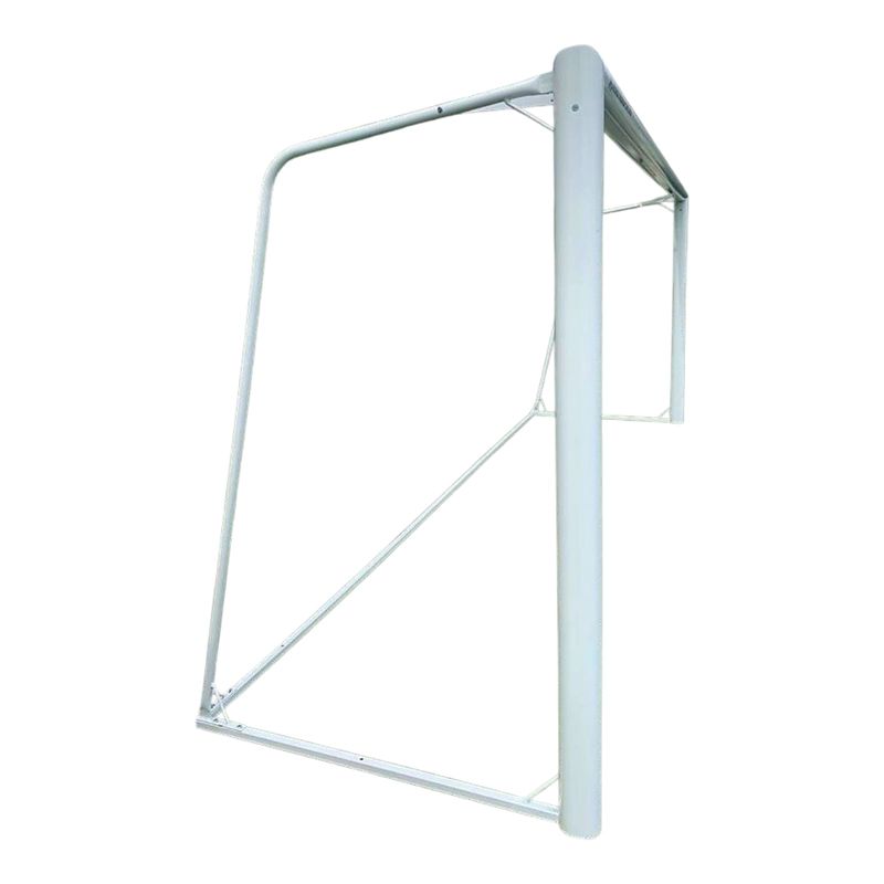 Sport si Outdoor - Sporturi de echipa - Fotbal - Porti fotbal - Poarta fotbal 5x2, aluminiu, profil 120x 100 mm, 5x2 m, mobila, spate din otel, plasa inclusa - Infinity.ro