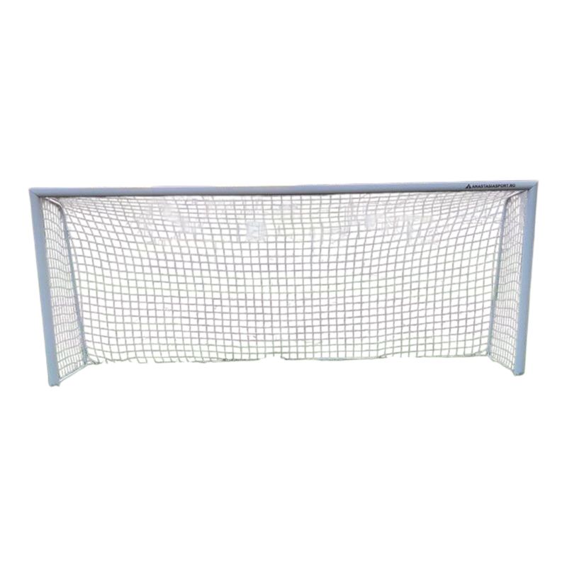 Sport si Outdoor - Sporturi de echipa - Fotbal - Porti fotbal - Poarta fotbal 5x2, aluminiu, profil 120x 100 mm, 5x2 m, mobila, spate din otel, plasa inclusa - Infinity.ro