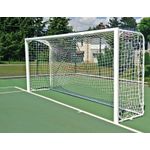 Sport si Outdoor - Sporturi de echipa - Fotbal - Porti fotbal - Poarta fotbal 5x2, aluminiu, profil 120x 100 mm, 5x2 m, mobila, spate din otel, plasa inclusa - Infinity.ro