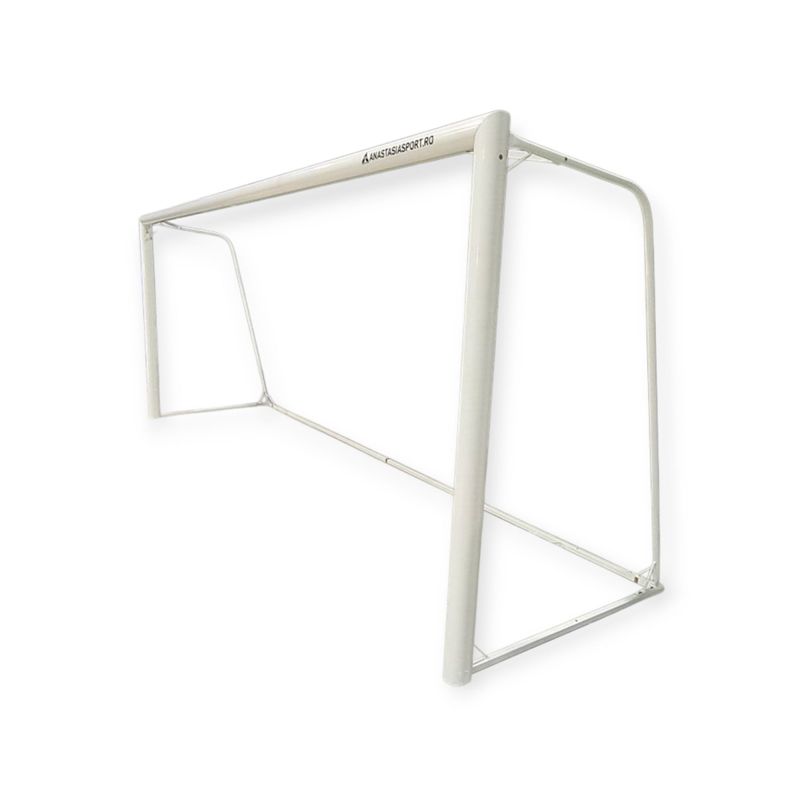 Sport si Outdoor - Sporturi de echipa - Fotbal - Porti fotbal - Poarta fotbal 5x2, aluminiu, profil 120x 100 mm, 5x2 m, mobila, spate din otel, plasa inclusa - Infinity.ro