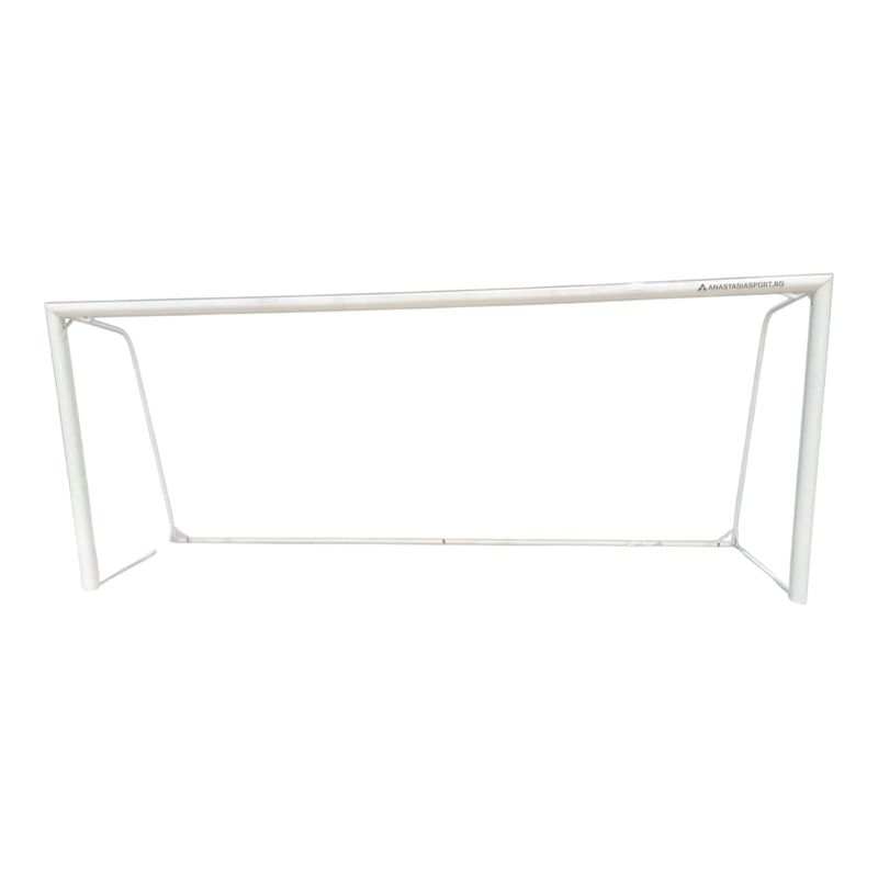 Sport si Outdoor - Sporturi de echipa - Fotbal - Porti fotbal - Poarta fotbal 5x2, aluminiu, profil 120x 100 mm, 5x2 m, mobila, spate din otel, plasa inclusa - Infinity.ro