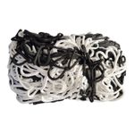 Sport si Outdoor - Sporturi de echipa - Fotbal - Porti fotbal - Plasa poarta fotbal / handbal 3x2 m Anastasia Sport fir 5 mm, alb cu negru - Infinity.ro