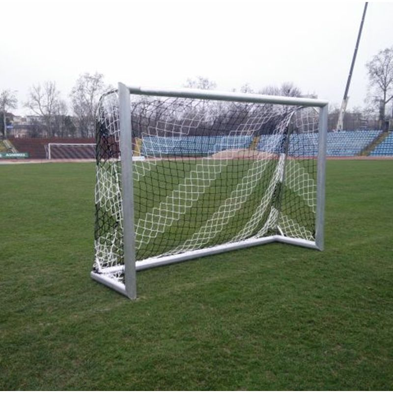 Sport si Outdoor - Sporturi de echipa - Fotbal - Porti fotbal - Plasa poarta fotbal / handbal 3x2 m Anastasia Sport fir 5 mm, alb cu negru - Infinity.ro