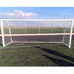 Sport si Outdoor - Sporturi de echipa - Fotbal - Porti fotbal - Poarta fotbal 5x2 m, profil aluminiu 80x80 mm, mobila, spate otel, plasa inclusa - Infinity.ro
