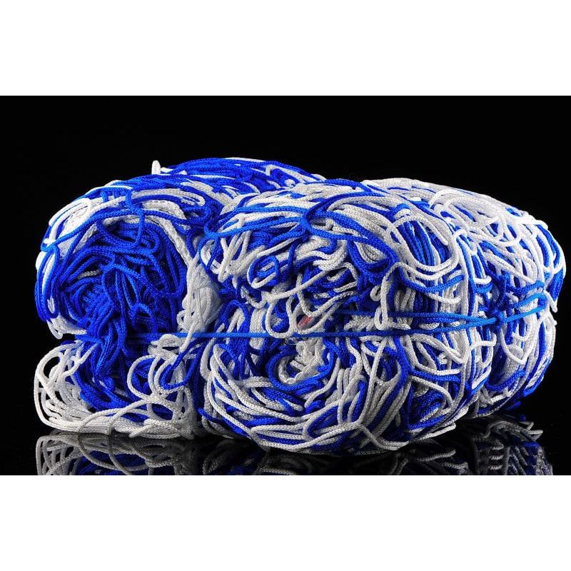 Sport si Outdoor - Sporturi de echipa - Fotbal - Porti fotbal - Plasa poarta fotbal / handbal 3x2 m Anastasia Sport, fir 5 mm, alb cu albastru - Infinity.ro