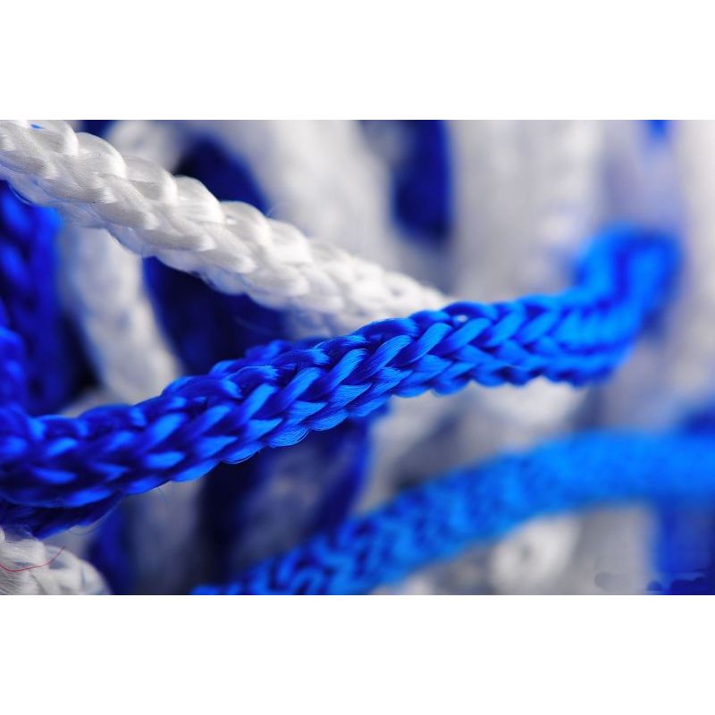 Sport si Outdoor - Sporturi de echipa - Fotbal - Porti fotbal - Plasa poarta fotbal / handbal 3x2 m Anastasia Sport, fir 5 mm, alb cu albastru - Infinity.ro