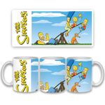 Casa si Gradina - Bucatarie si vesela - Cani si pahare - Cani si cesti - Cana alba personalizata, The Simpsons, INOVATIX®. 330ml - Infinity.ro