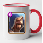 Casa si Gradina - Bucatarie si vesela - Cani si pahare - Cani si cesti - Cana maner rosu personalizata Clash Royale - Wizard, INOVATIX®. 330ml - Infinity.ro