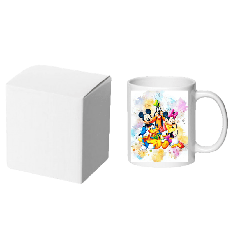 Casa si Gradina - Bucatarie si vesela - Cani si pahare - Cani si cesti - Cana alba personalizata ”Clubul lui Mickey Mouse”, INOVATIX®. 330ml - Infinity.ro