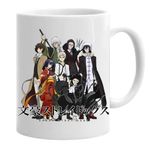 Casa si Gradina - Bucatarie si vesela - Cani si pahare - Cani si cesti - Cana alba personalizata anime bungou stray dogs, INOVATIX®. 330 ml - Infinity.ro