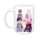 Casa si Gradina - Bucatarie si vesela - Cani si pahare - Cani si cesti - Cana alba personalizata Darling in the FranXX, INOVATIX®. 330 ml - Infinity.ro