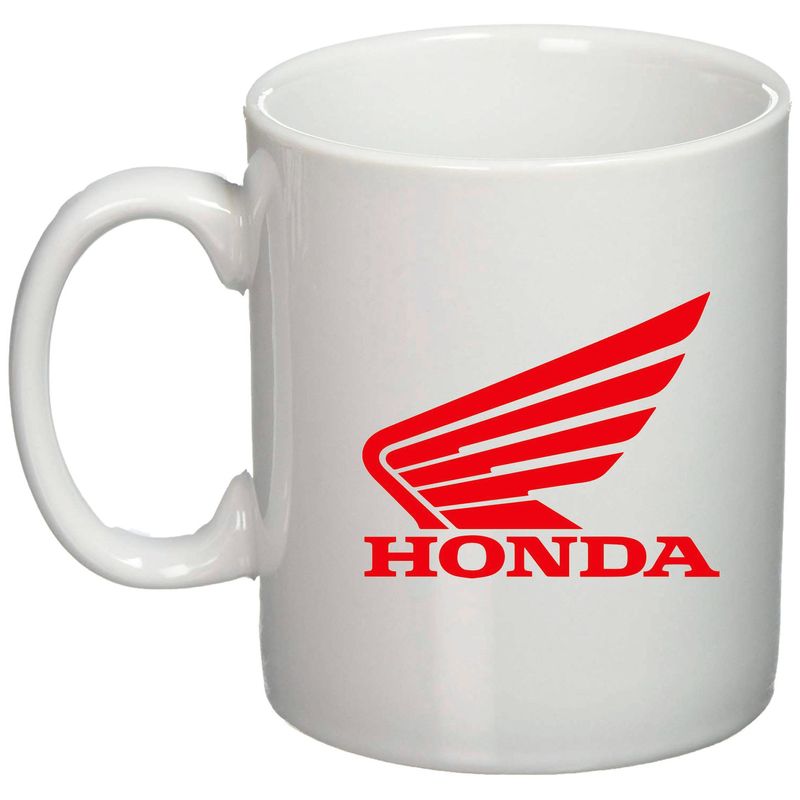 Casa si Gradina - Bucatarie si vesela - Cani si pahare - Cani si cesti - Cana alba personalizata "Honda Moto'", INOVATIX®. 330ml - Infinity.ro