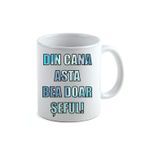 Casa si Gradina - Bucatarie si vesela - Cani si pahare - Cani si cesti - Cana alba personalizata Super Sef, INOVATIX®. 330ml - Infinity.ro