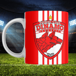 Casa si Gradina - Bucatarie si vesela - Cani si pahare - Cani si cesti - Cana alba personalizata „Dinamo”, INOVATIX®. 330ml - Infinity.ro