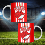 Casa si Gradina - Bucatarie si vesela - Cani si pahare - Cani si cesti - Cana alba personalizata „Dinamo”, INOVATIX®. 330ml - Infinity.ro