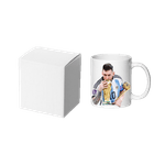 Casa si Gradina - Bucatarie si vesela - Cani si pahare - Cani si cesti - Cana alba ceramica personalizata Lionel Messi, INOVATIX®. 330ml - Infinity.ro