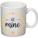 Casa si Gradina - Bucatarie si vesela - Cani si pahare - Cani si cesti - Cana alba personalizata "Be Mine", INOVATIX®. 330ml - Infinity.ro