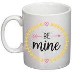 Casa si Gradina - Bucatarie si vesela - Cani si pahare - Cani si cesti - Cana alba personalizata "Be Mine", INOVATIX®. 330ml - Infinity.ro