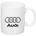 Casa si Gradina - Bucatarie si vesela - Cani si pahare - Cani si cesti - Cana alba personalizata "Audi", INOVATIX®. 330ml - Infinity.ro