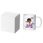 Casa si Gradina - Bucatarie si vesela - Cani si pahare - Cani si cesti - Cana alba personalizata cu Doctorita Plusica, Disney, INOVATIX®. 330ml - Infinity.ro
