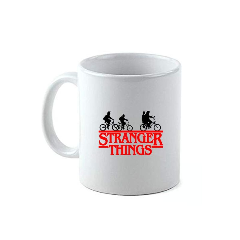 Casa si Gradina - Bucatarie si vesela - Cani si pahare - Cani si cesti - Cana alba personalizata Stranger Things, INOVATIX®. 330ml - Infinity.ro