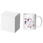 Casa si Gradina - Bucatarie si vesela - Cani si pahare - Cani si cesti - Cana alba personalizata "La multi ani de 8 Martie", INOVATIX®. 330ml - Infinity.ro