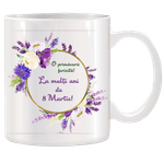 Casa si Gradina - Bucatarie si vesela - Cani si pahare - Cani si cesti - Cana alba personalizata "La multi ani de 8 Martie", INOVATIX®. 330ml - Infinity.ro