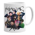 Casa si Gradina - Bucatarie si vesela - Cani si pahare - Cani si cesti - Cana alba personalizata stray kids kpop maniac, INOVATIX®. 330 ml - Infinity.ro