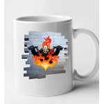 Casa si Gradina - Bucatarie si vesela - Cani si pahare - Cani si cesti - Cana alba personalizata Fortnite - Johnny Blaze Spray, INOVATIX®. 330 ml - Infinity.ro