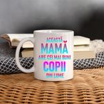 Casa si Gradina - Bucatarie si vesela - Cani si pahare - Cani si cesti - Cana alba personalizata aceasta mama are cei mai buni copii din lume, INOVATIX®. 330 ml - Infinity.ro