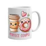 Casa si Gradina - Bucatarie si vesela - Cani si pahare - Cani si cesti - Cana alba personalizata Perfect Couple Model 2, INOVATIX®. 330ml - Infinity.ro