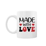 Casa si Gradina - Bucatarie si vesela - Cani si pahare - Cani si cesti - Cana alba personalizata made with love, INOVATIX®. 330ml - Infinity.ro