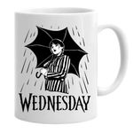 Casa si Gradina - Bucatarie si vesela - Cani si pahare - Cani si cesti - Cana alba personalizata wednesday nevermore academy serial, INOVATIX®. 330 ml - Infinity.ro