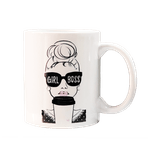 Casa si Gradina - Bucatarie si vesela - Cani si pahare - Cani si cesti - Cana alba personalizata " GIRL BOSS", INOVATIX®. 330ml - Infinity.ro