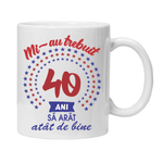 Casa si Gradina - Bucatarie si vesela - Cani si pahare - Cani si cesti - Cana alba personalizata "mi-au trebuit", INOVATIX®. 330ml - Infinity.ro