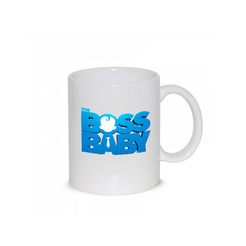 Casa si Gradina - Bucatarie si vesela - Cani si pahare - Cani si cesti - Cana alba personalizata Baby Boss, INOVATIX®. 330ml - Infinity.ro