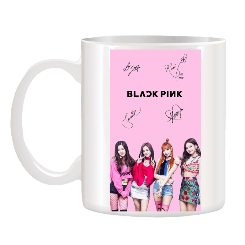 Casa si Gradina - Bucatarie si vesela - Cani si pahare - Cani si cesti - Cana alba personalizata cu Blackpink, INOVATIX®. 330ml - Infinity.ro