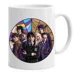 Casa si Gradina - Bucatarie si vesela - Cani si pahare - Cani si cesti - Cana alba personalizata wednesday nevermore academy, INOVATIX®. 330 ml - Infinity.ro