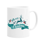 Casa si Gradina - Bucatarie si vesela - Cani si pahare - Cani si cesti - Cana alba personalizata "Merry Christmas", INOVATIX®. 330ml - Infinity.ro