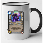 Casa si Gradina - Bucatarie si vesela - Cani si pahare - Cani si cesti - Cana maner negru personalizata HearthStone - Crystalsmith Cultist, INOVATIX®. 330ml - Infinity.ro