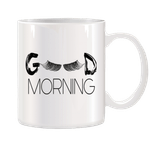 Casa si Gradina - Bucatarie si vesela - Cani si pahare - Cani si cesti - Cana alba personalizata Good Morning It's Lash O'clock, INOVATIX®. 330ml - Infinity.ro