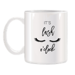 Casa si Gradina - Bucatarie si vesela - Cani si pahare - Cani si cesti - Cana alba personalizata Good Morning It's Lash O'clock, INOVATIX®. 330ml - Infinity.ro